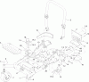 Zerto-Turn Mäher 74956 - Toro Z Master Commercial 3000 Series Riding Mower, 60" TURBO FORCE Side Discharge Deck (SN: 313000001 - 313999999) (2013) Ersatzteile FRAME AND CASTER WHEEL ASSEMBLY