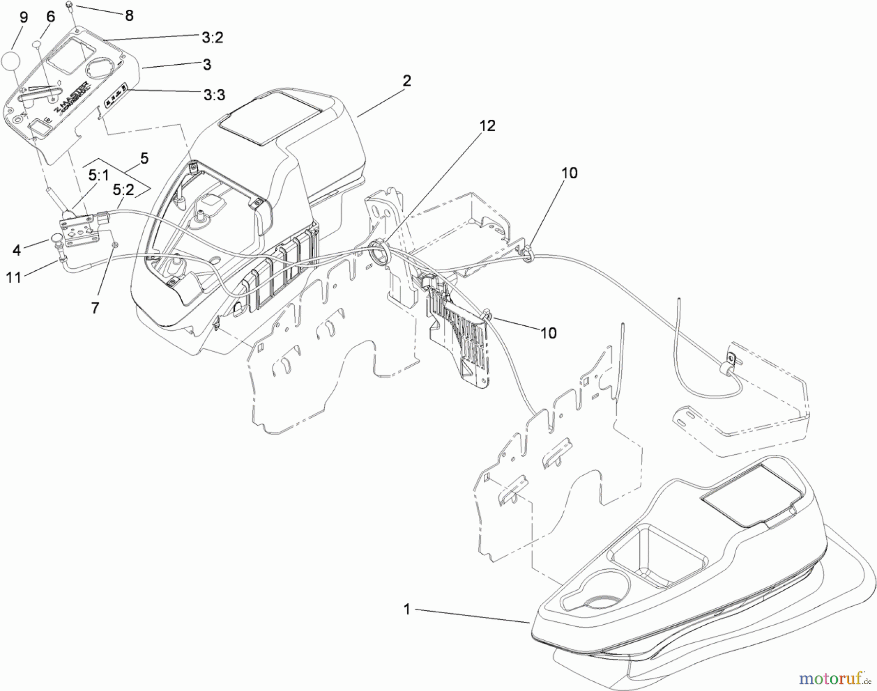  Zerto-Turn Mäher 74957CP - Toro Z Master G3 Riding Mower, 72