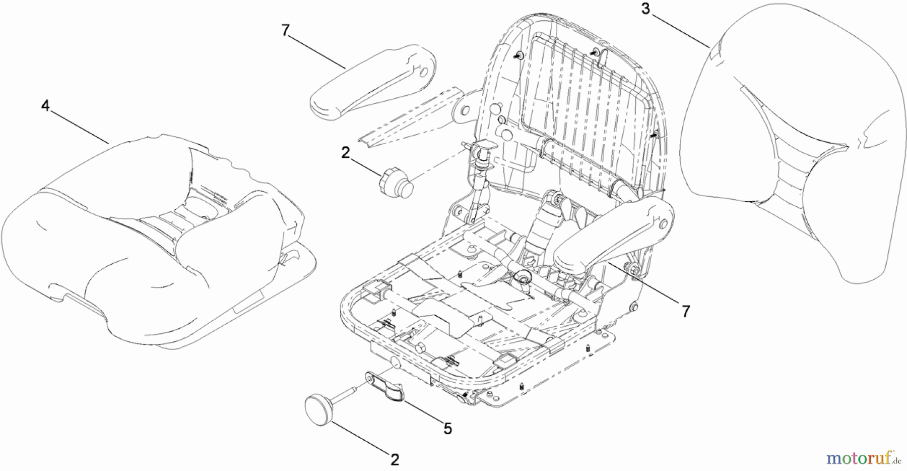  Zerto-Turn Mäher 74967CP - Toro Z Master G3 Riding Mower, 72