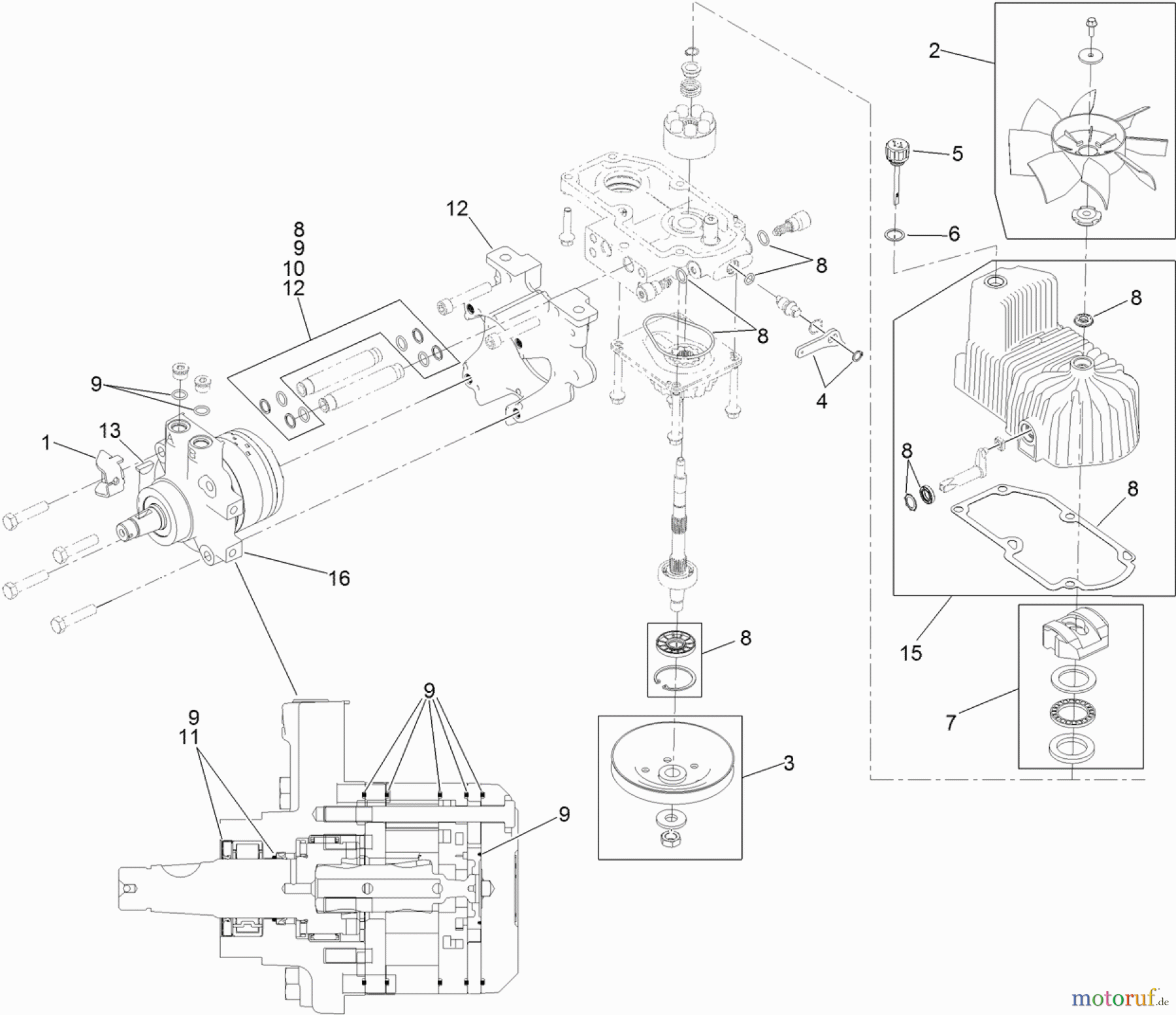  Zerto-Turn Mäher 74977 - Toro Z Master G3 Riding Mower, 72