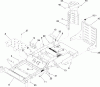 Zerto-Turn Mäher 79408 (Z300) - Toro Z Master Mower, 34" 7-Gauge Side Discharge Deck (SN: 280000001 - 280999999) (2008) Ersatzteile FRONT FRAME ASSEMBLY