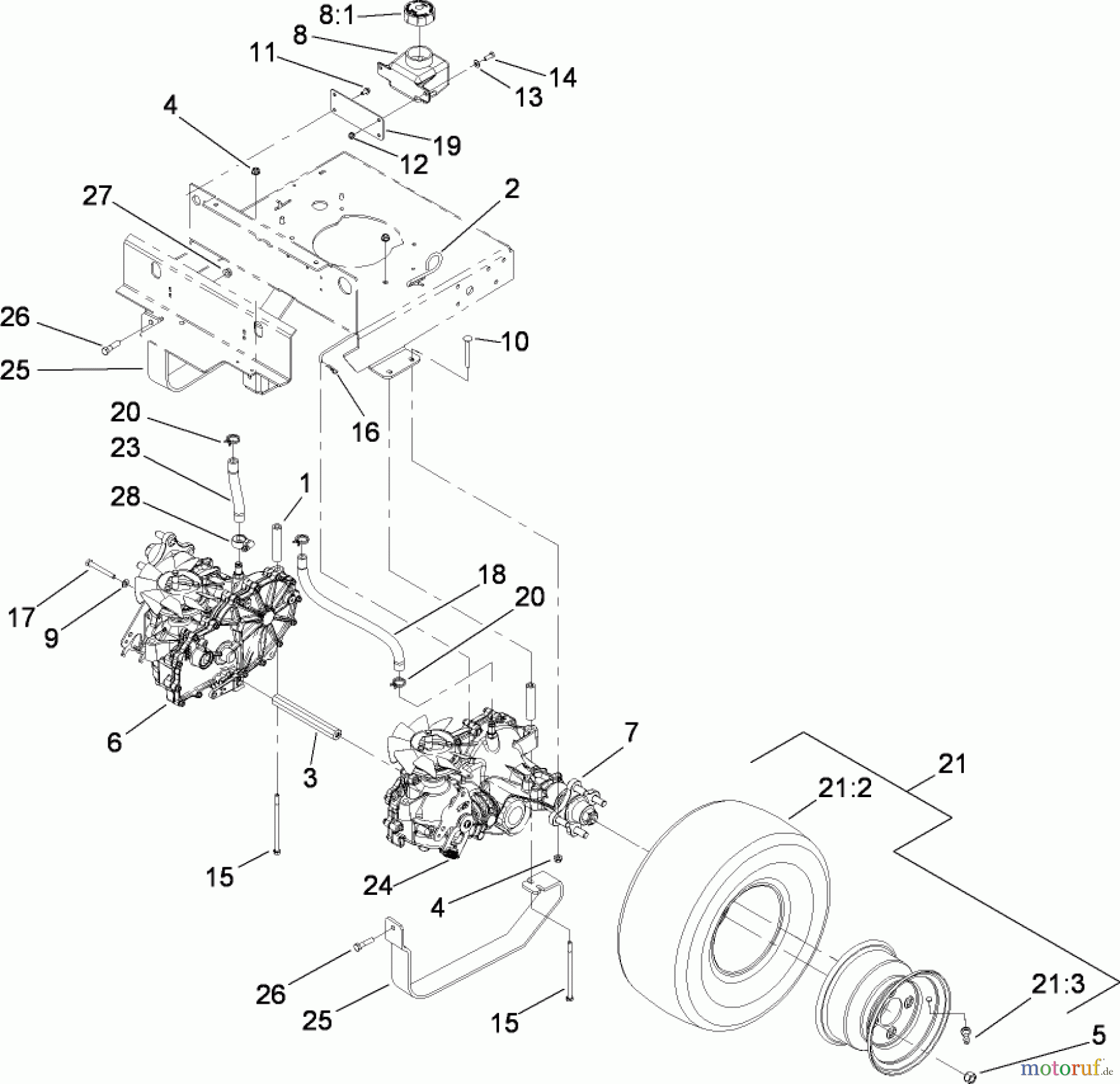  Zerto-Turn Mäher 79408 (Z300) - Toro Z Master Mower, 34