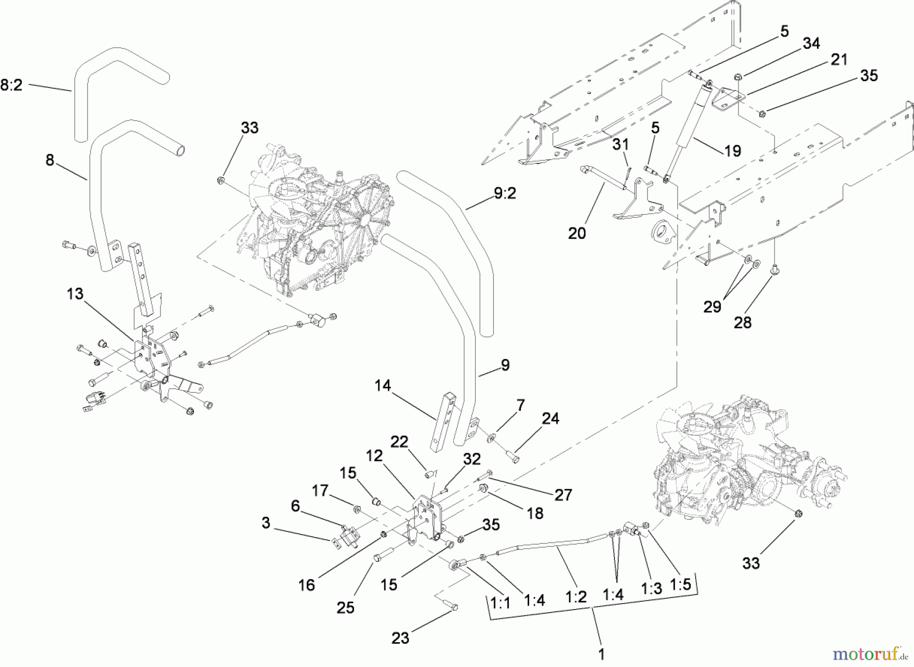  Zerto-Turn Mäher 79408 (Z300) - Toro Z Master Mower, 34